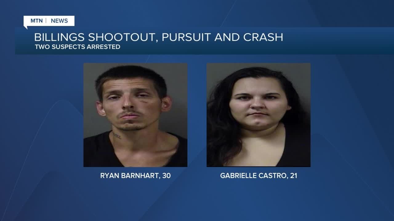 2 arrested following Billings shootout, high-speed chase
