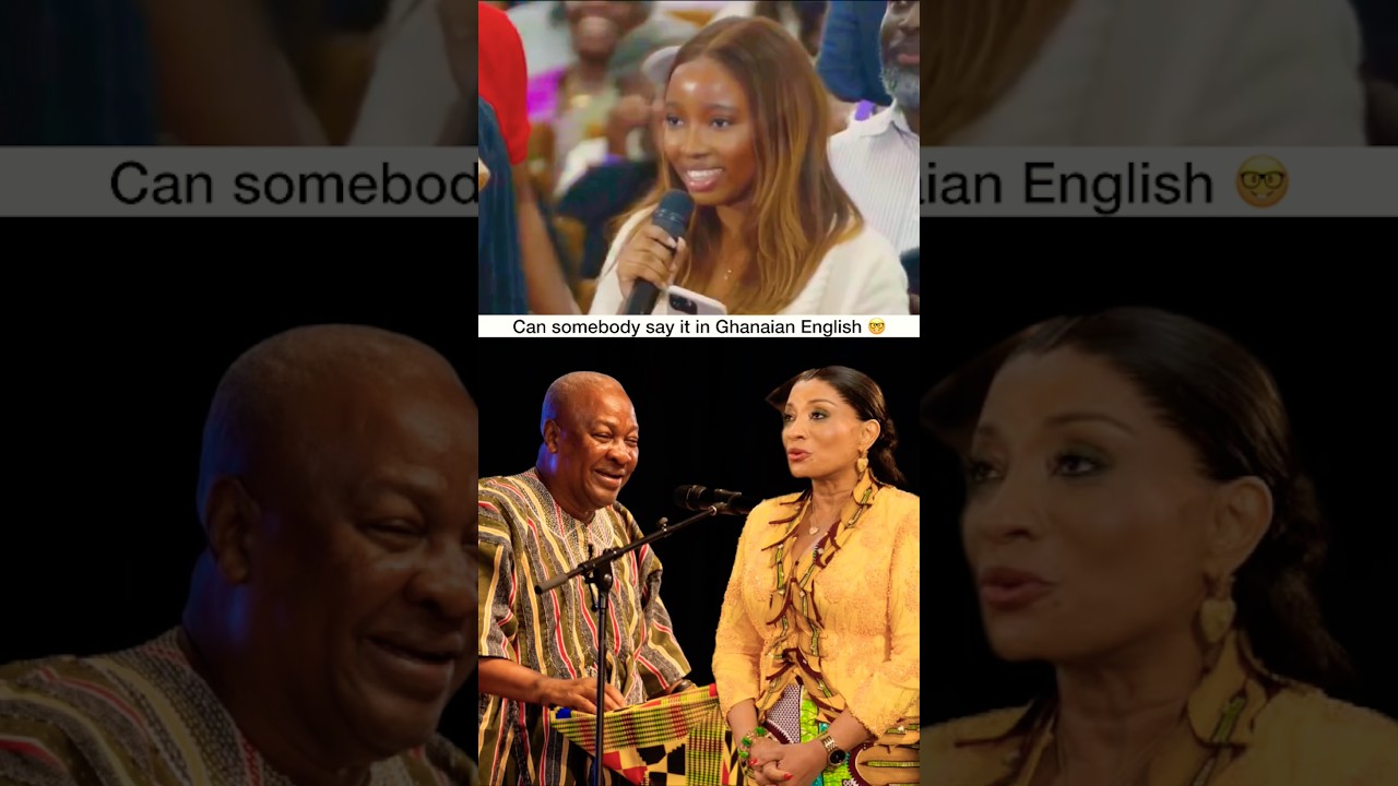A young lady shocked Prz Mahama with big English in London🤓🇬🇭❤️
