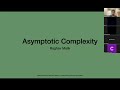 ECE 36800: Understanding Asymptotic Complexity