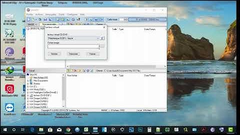 mount a virtual CD or DVD drive with ultraiso