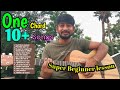 One Chord 10+ songs (D D) strumming (Super Beginner)