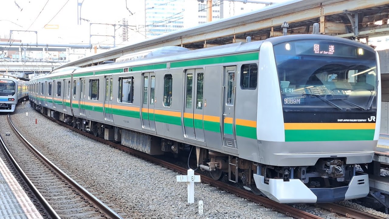 千*月様 【ジャンク】E233系3000番台　10両編成 E233系3000番台基本10両 TK出場回送(指定保全・ホームドア対応改造工事