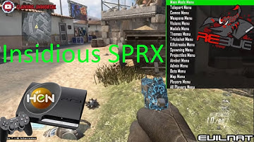PS3 BO2 Insidious Matrix SPRX Mod Menu