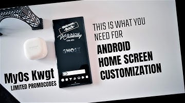 BEST ANDROID HOME SCREEN SETUPS 2020 - MyOs KWGT - Android Home screen customization you must try
