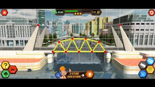 Bridge Construction Simulator 💥(1d Level 6)  #game #gaming #gameplay