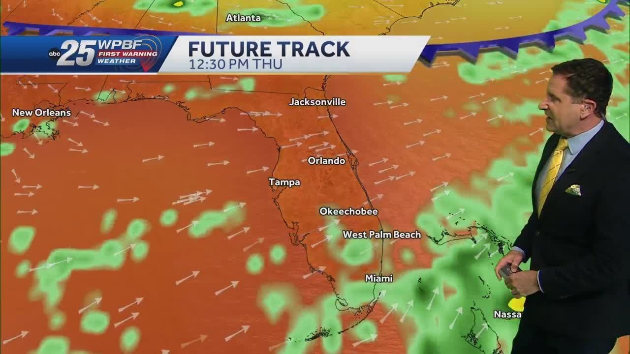 Rain chances lower to start the week - YouTube