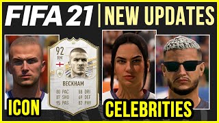 FIFA 21 NEWS | NEW FUT ICON, CELEBRITIES FACES IN TITLE UPDATE #5