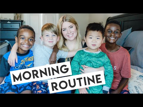 My MORNING ROUTINE as a MOM of 7!