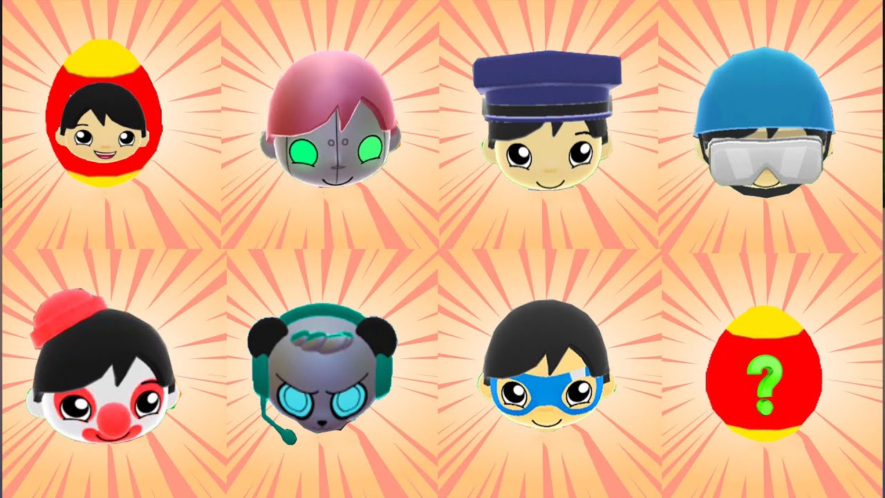 TAG WITH RYAN EIGHT CHARACTERS UP SIDE DOWN GAMEPLAY