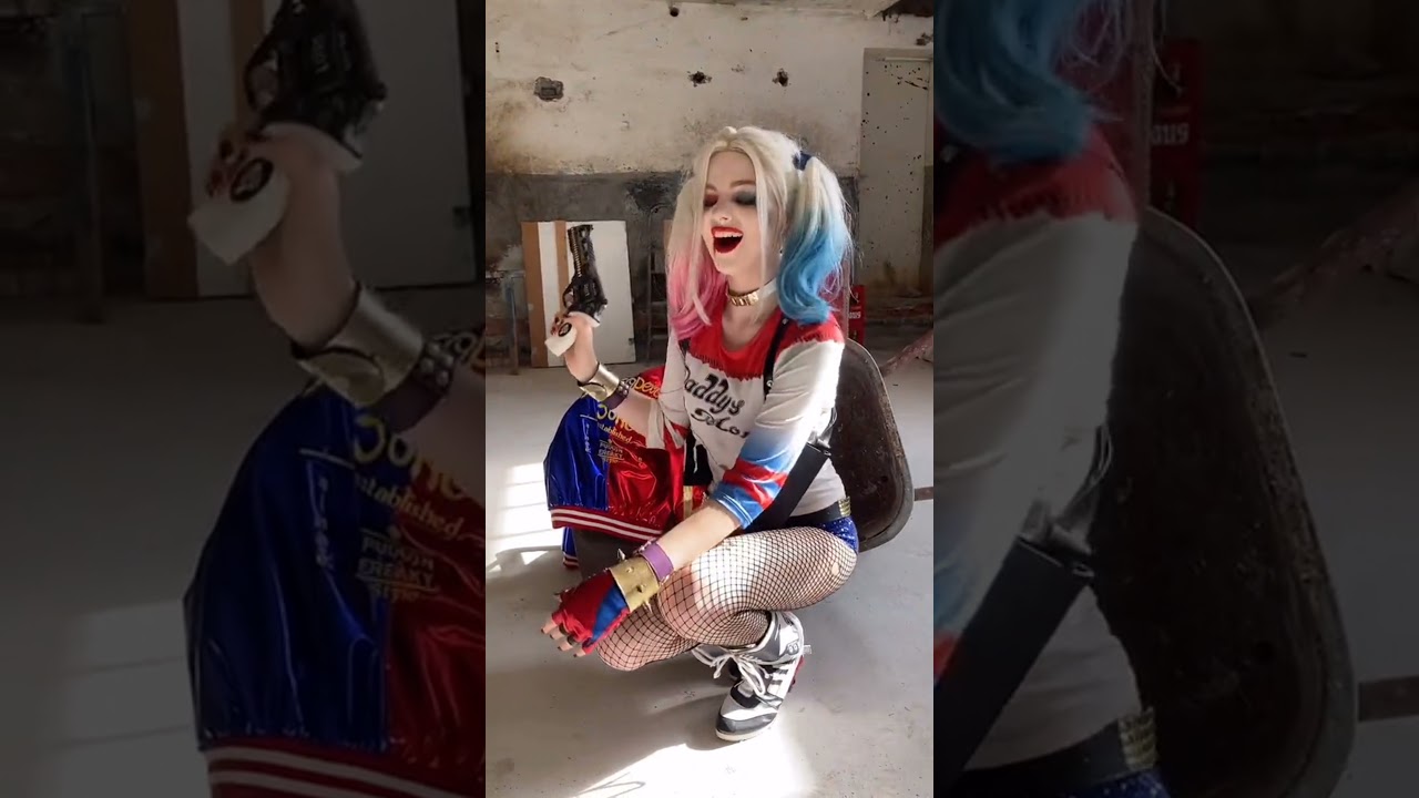 ⚡Harley Quinn 🎭 #harleyquinn #cosplay #dc #dccomics  #fy #foryou #harley #puddin #joker #batman