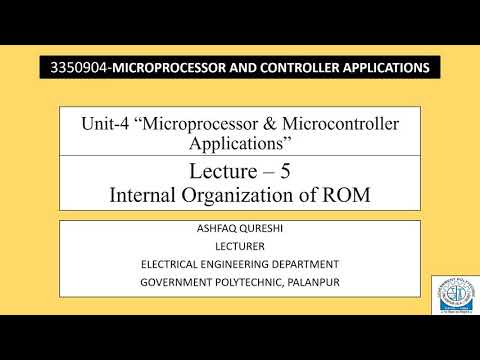 U4-Lecture-05- Internal organization of ROM