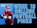 Week 13 College Football Picks Against the Spread - YouTube