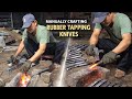 MANUALLY CRAFTING RUBBER TAPPING KNIVES #RUBBERTAPPINGKNIVES