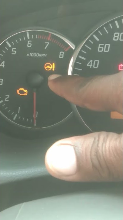 What is the meaning of warning Signs in car🚗 's meter#tagshorts