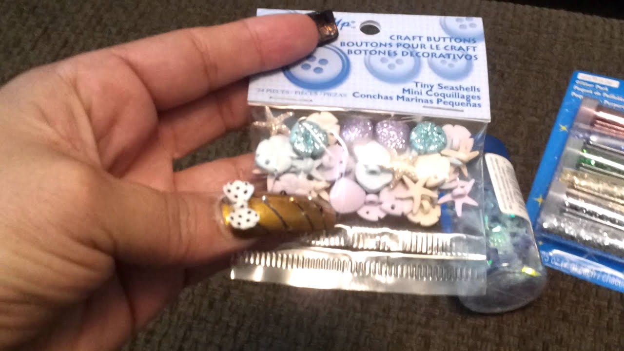 Haul from Michaels for Nail Stuff YouTube
