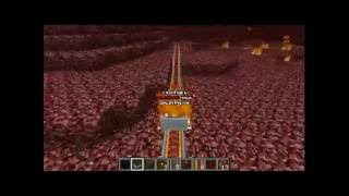 Minecraft Nether Roller Coaster aka Nethercoaster
