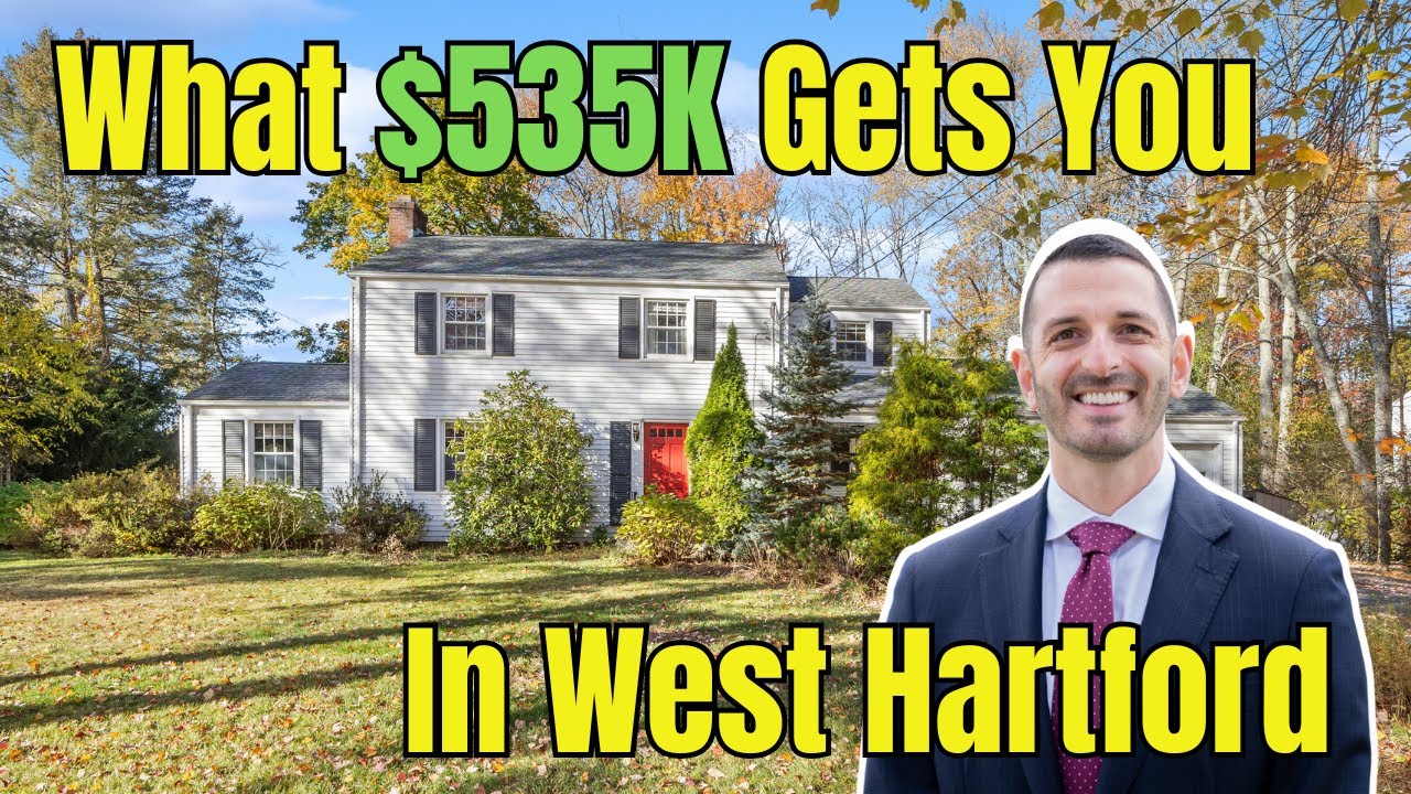 What You Get for $535,000 in West Hartford CT | Inside This Beautiful Suburban Home