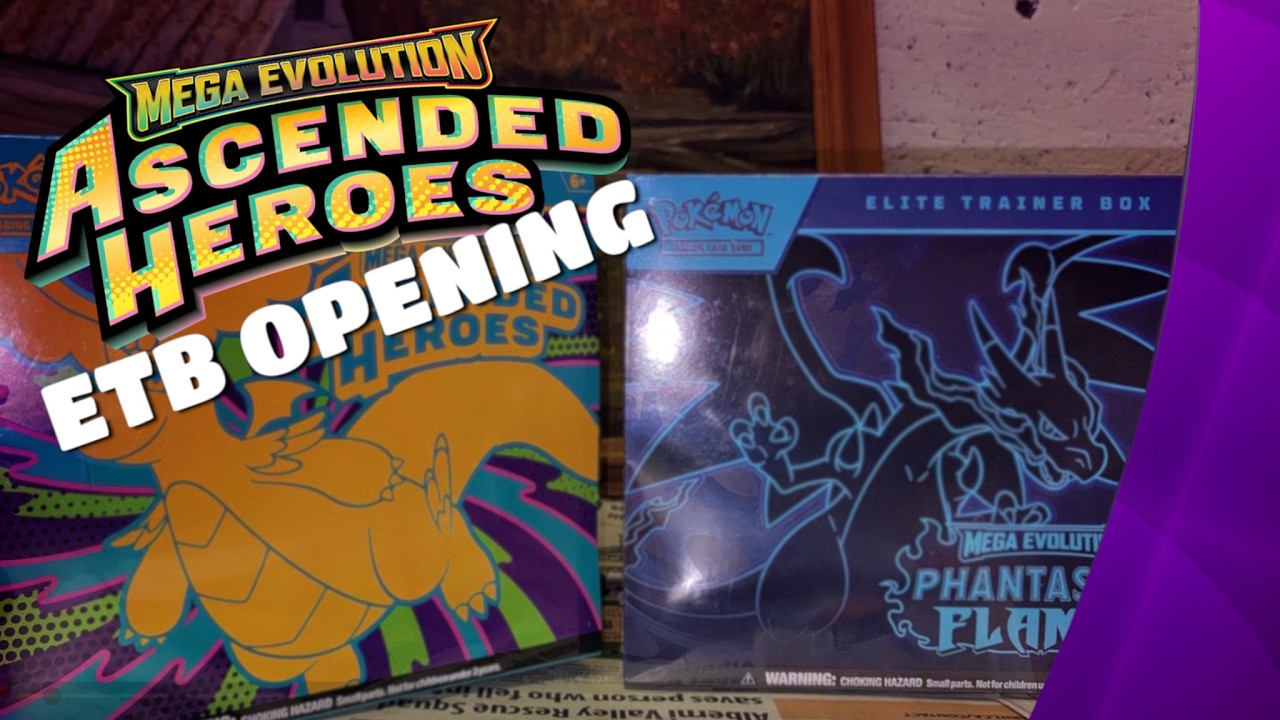 Ascended Heroes & Phantasmal Flames ETB Opening!