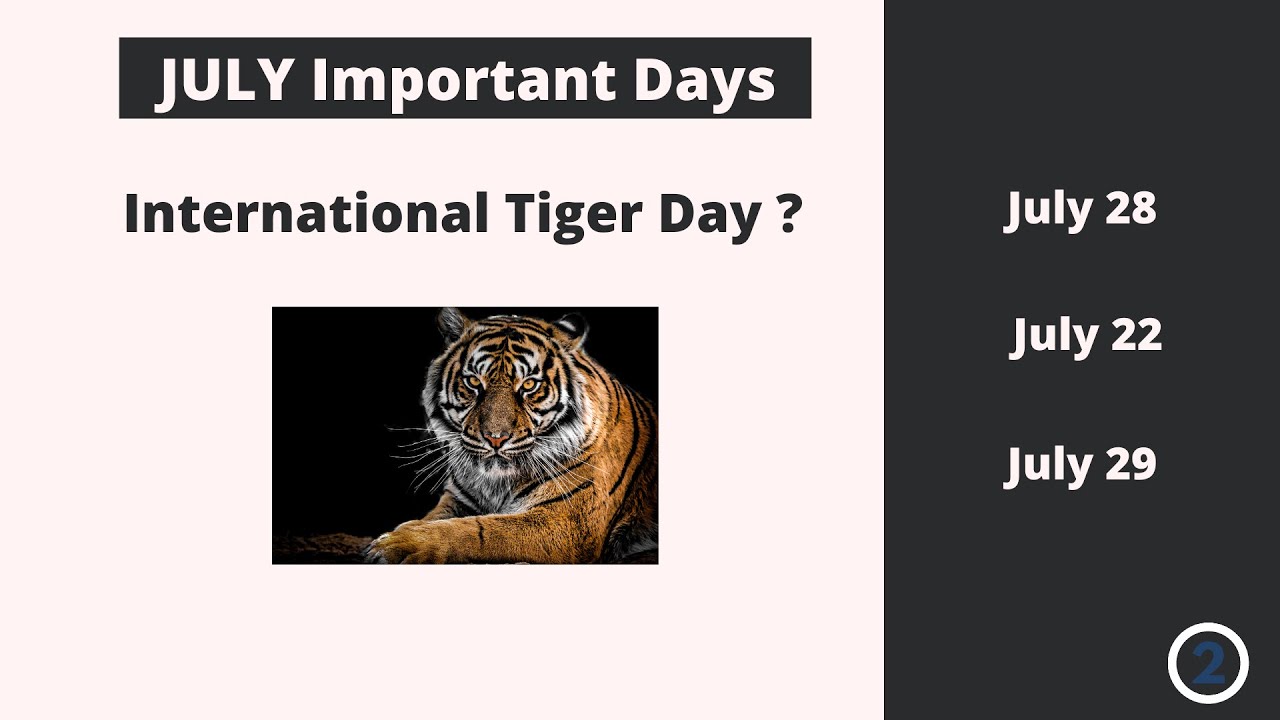 July Important Days | Important Days in July | Important Dates | July Month Quiz