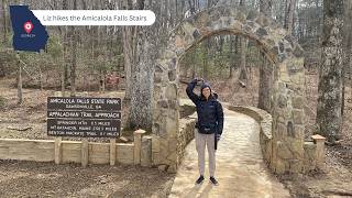 Appalachian Trail 2026: Liz hikes the infamous Amicalola Falls Stairs!