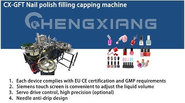 Nail polish filling capping machine | Automatic nail polish filling machine