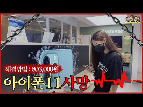 아이폰11파손 !!! 수리불가능 영원히 안녕~해결방법 803,000원   | 모야모야패밀리 moyamoyafamily