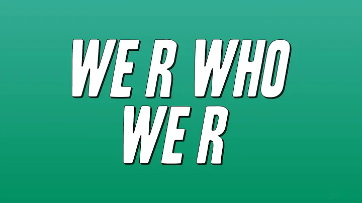 Kesha - We R Who We R (Lyrics)