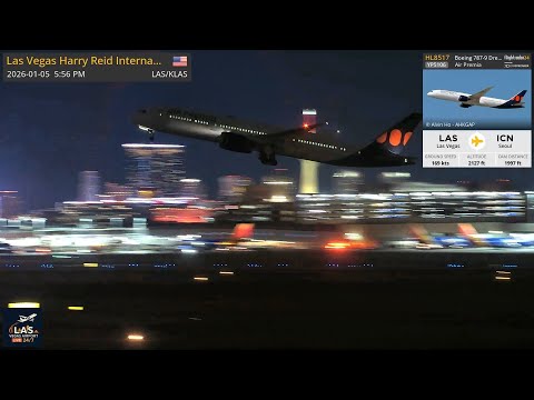 Las Vegas Airport South View live cam preview
