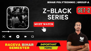 Z-Black Series, SET-2 | Bihar Polytechnic Semester Exam 2023 (Group-A) | SBTE Applied Chemitry