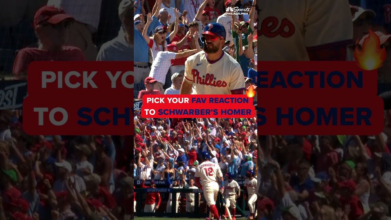 From the fans, to the dugout (see Alec Bohm), to Kyle's bat flip... CINEMA 💥