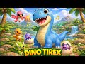 DINO T'REX 🦖 | LAGU ANAK POPULER | LAGU ANIMASI ANAK CERIA 🎶❤️