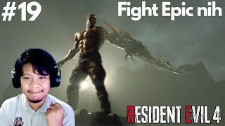 Fight yang epic lawan krauser - Resident Evil 4 Remake Indonesia part 19