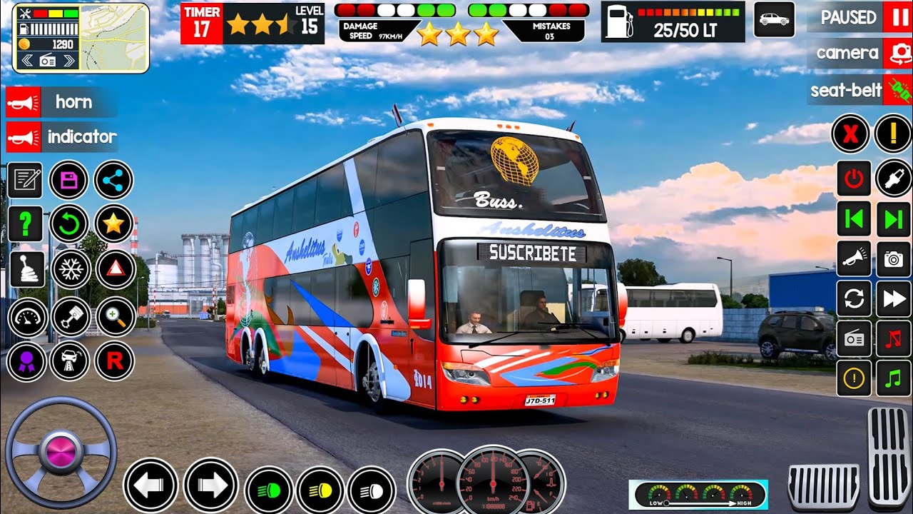 Modern Bus Driver Game Offline android gameplay 2025 