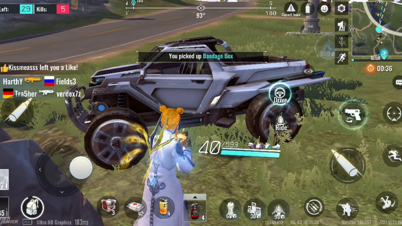 Cyber Hunter - Gameplay video 08 battle royal 14 kills victory 1 players