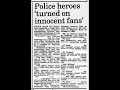 CHELSEA TUBE AMBUSH FOILED... then cops attack EVERTON fans.  1987