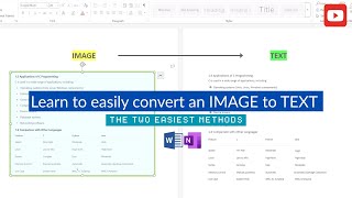 How to CONVERT an IMAGE to TEXT | No Extra Software Needed | MS Word, OneNote screenshot 1