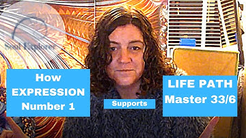 How Expression number 1 supports Life Path Master 33/6