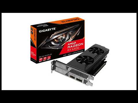 GIGABYTE Radeon RX 6400 D6 Low Profile 4G Graphics Card