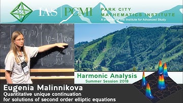 Eugenia Malinnikova, Quantitative Unique Continuation for Solutions of Second Order Elliptic...,1.2
