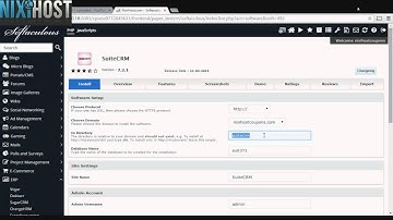 Installing SuiteCRM with Softaculous in cPanel
