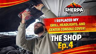 REPLACING THE HEAD LIGHTS, GRILL, AND CENTER CONSOLE COVER ON MY 2005 RAM 2500 5.9L | THE SHOP EP. 4