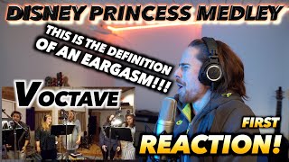 Voctave - Disney Princess Medley FIRST REACTION! (THIS IS THE DEFINITION OF AN "EARGASM"!!!)