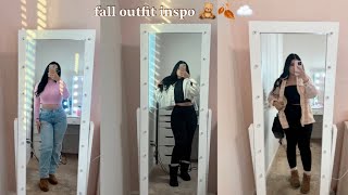 what I wore for a week *fall outfit inspo*