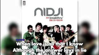 NIDJI - Adam And Eve (Official Karaoke Video)