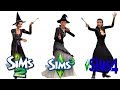 ♦ Sims 2 vs Sims 3 vs Sims 4 : Witch / Spellcaster