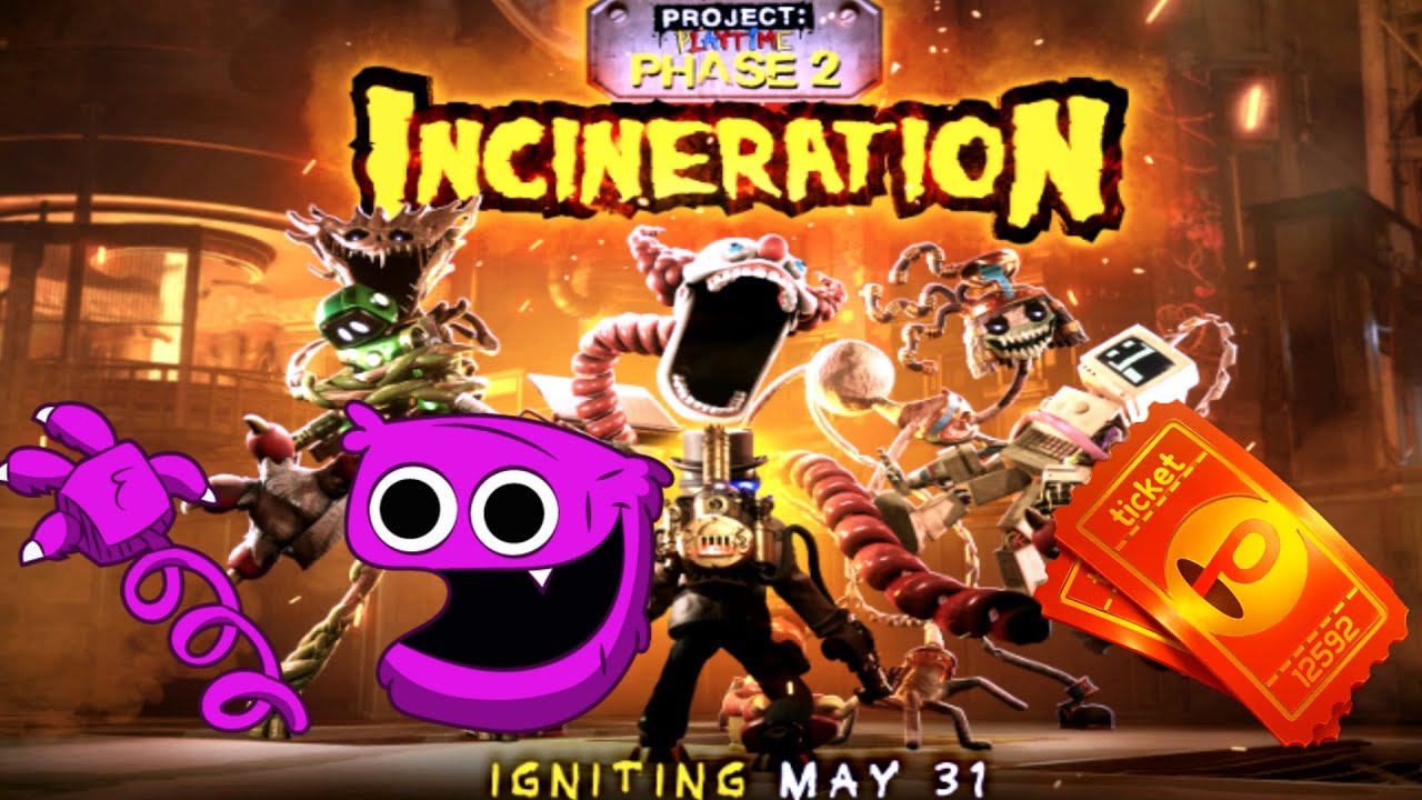 Project: Playtime Phase 2 Incineration · Project Playtime update for 31 May  2023 · SteamDB