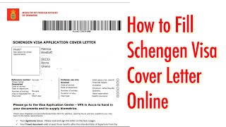 How to Fill Schengen Visa Cover Letter ||Applying for Denmark Schengen Visa Application 🇪🇺 screenshot 5