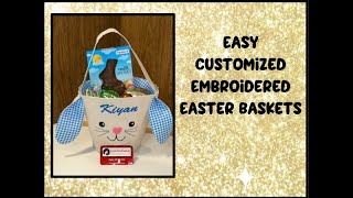 Embroidered Easter Basket