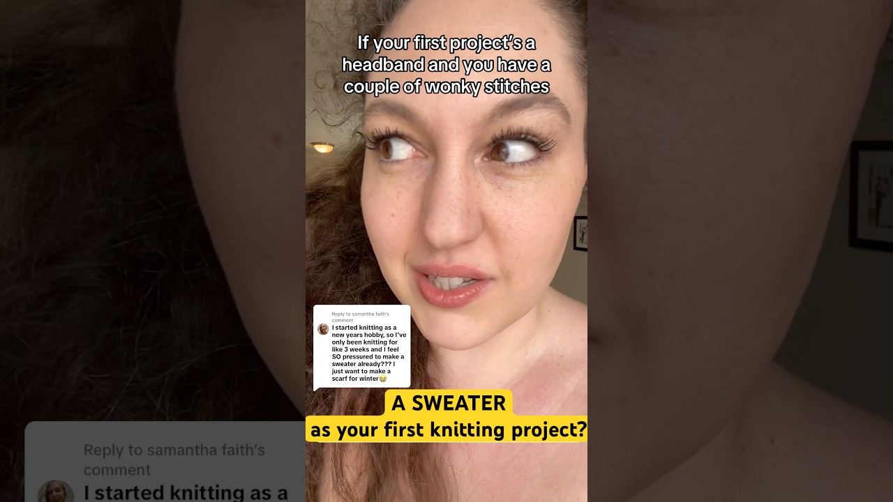 Стоит ли вязать свитер в качестве первого проекта? 