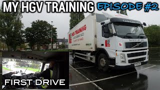 My HGV Training Episode 2 - I Clipped a Kerb!